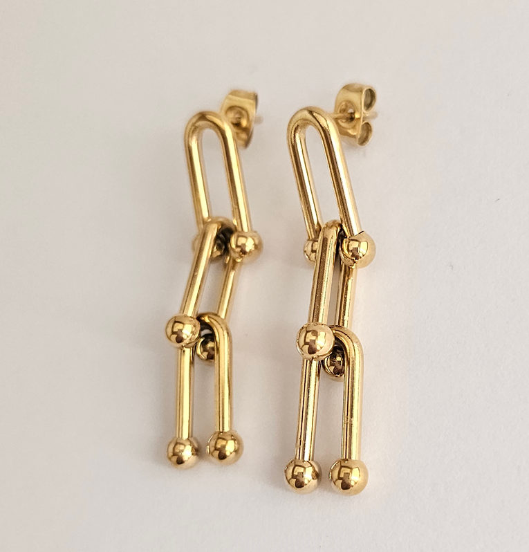 Ella Interlock Earrings